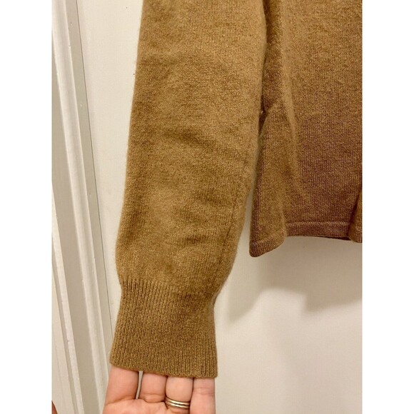Vintage Casual Corner Women’s 100% Cashmere Turtle Neck Sweater Brown Medium - Picture 4 of 9